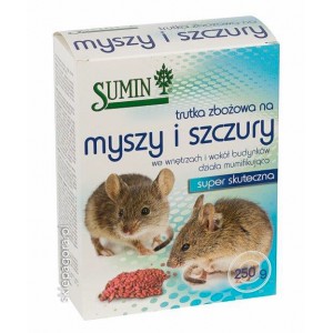 Sumin trutka zbożowa na myszy i szczury 250g