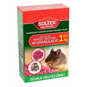 Soltex trutka na myszy i szczury w granulacie 1kg